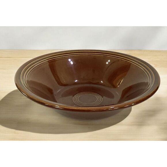 Sheffield Amberstone 9" Round Brown Vegetable Pasta Serving Bowl Discontinued - Picture 1 of 6